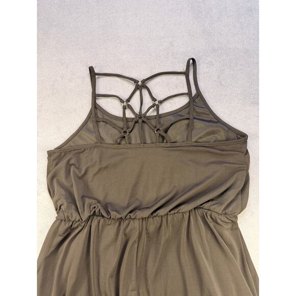 Maurices Flowy Black Mid Dress, Strappy Back, Women's L - Picture 3 of 8